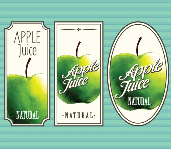 elma suyu etiketleri kümesi