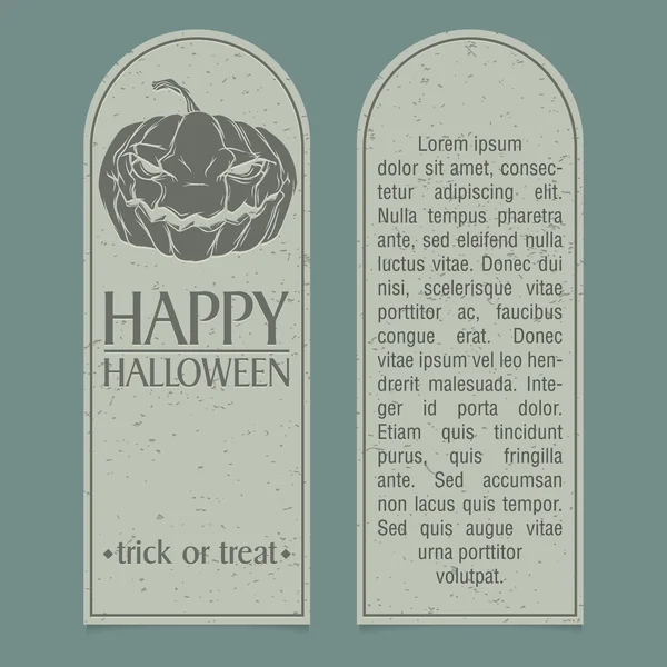 Invitación Halloween — Vector de stock