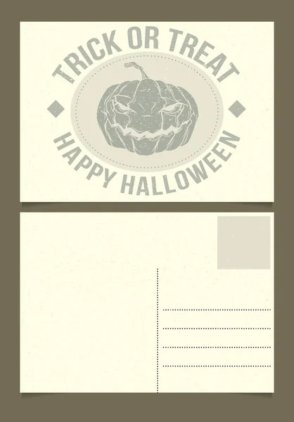 Halloween pohlednice — Stockový vektor