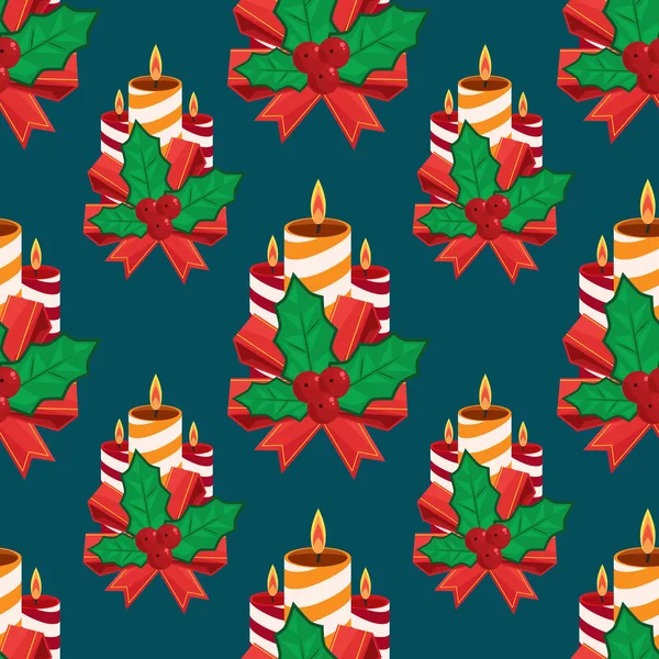 Nahtlose Weihnachten Vektor Illustration Hintergrund — Stockvektor