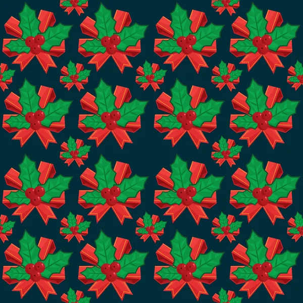 Zökkenőmentes karácsonyi vektor illusztráció háttér — Stock Vector