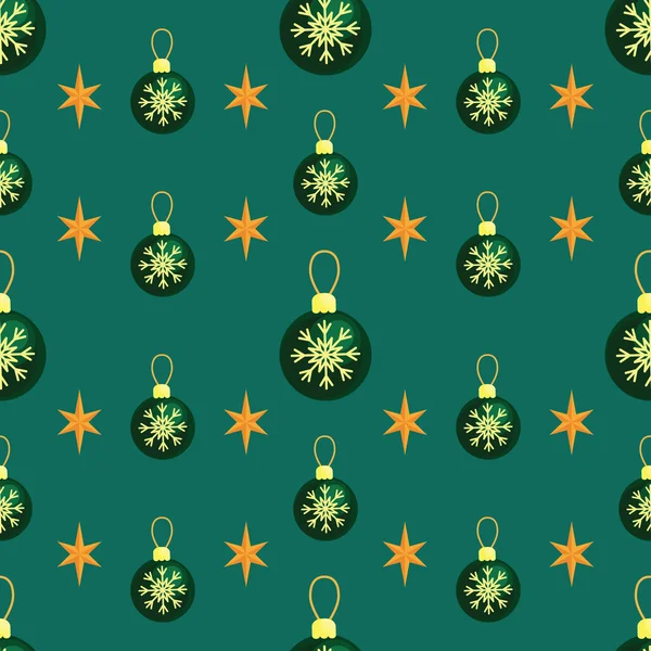 Fundo de ilustração de vetor de natal sem costura —  Vetores de Stock