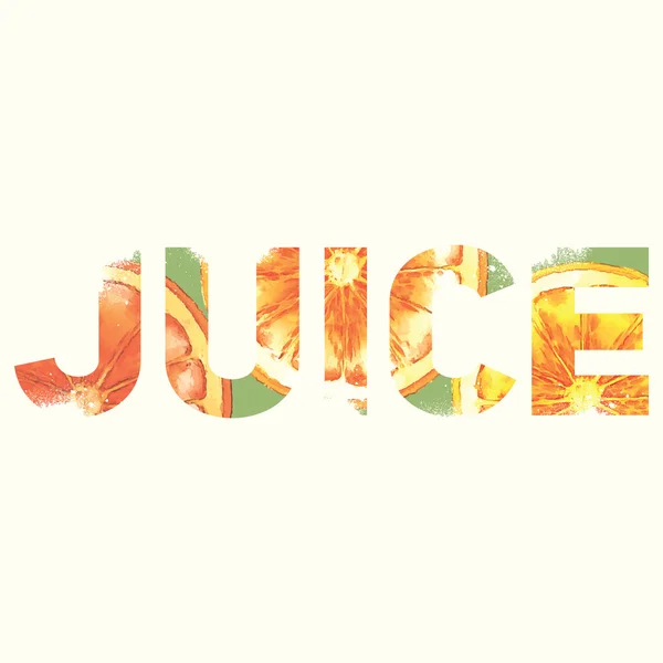 Signe de jus — Image vectorielle