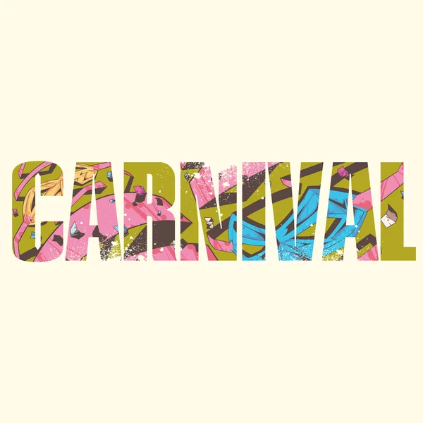 Signo de carnaval — Vector de stock