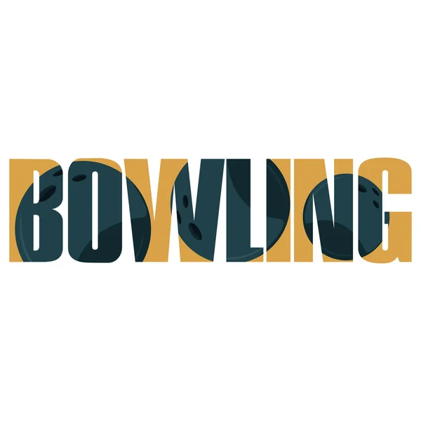 Panneau de bowling — Image vectorielle