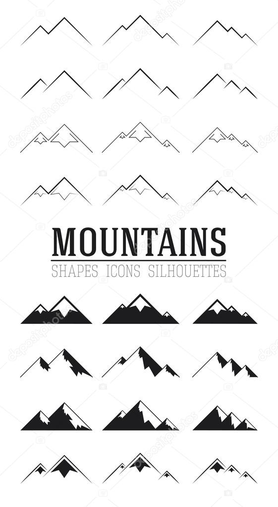 Mountains set