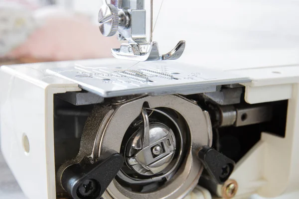 Bobbin Case Sewing Machine Shiny Parts — ストック写真