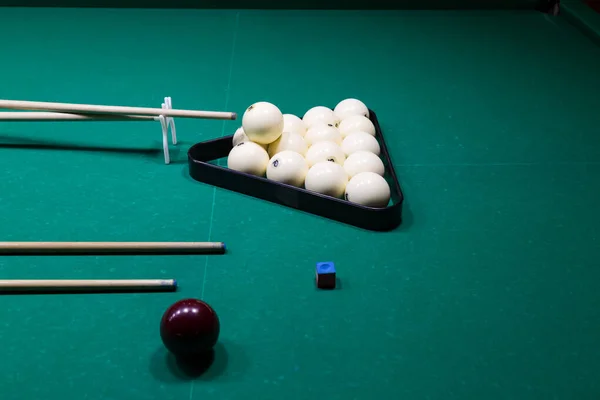 Abstract Background Russian Billiards Selective Focus — Stock Photo, Image