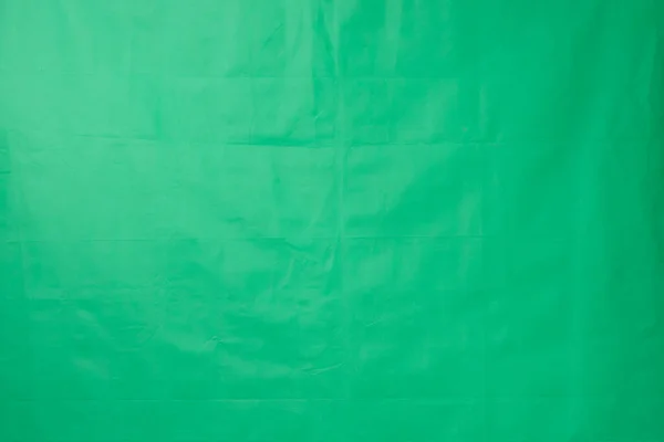 Fondo Textil Tela Verde Clave Croma Para Crear Contenido Vídeo — Foto de Stock