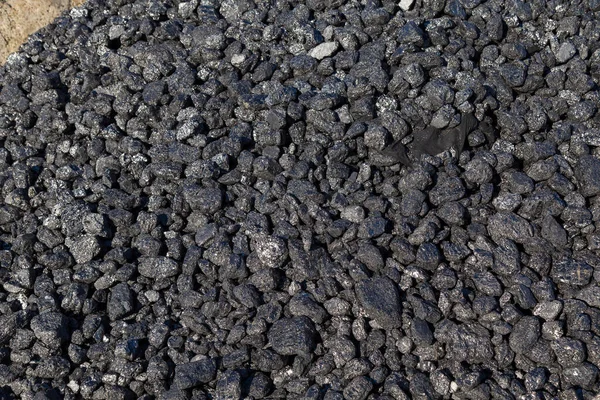 天然黑色的煤作为通用的说明背景 工业煤炭 用作家用燃料 能源燃料 冶金工业和化学工业原材料 — 图库照片