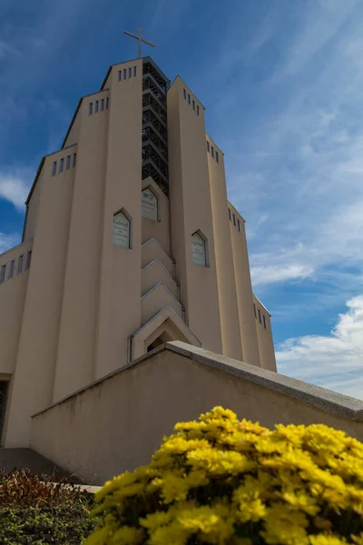 Outubro 2020 Balti Beltsy Moldova Igreja Católica Centro Cidade Editorial — Fotografia de Stock