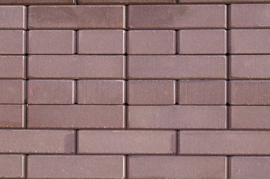 Bir inşaat mağazasının toptan satış noktasında tuğlalar. Arkaplan