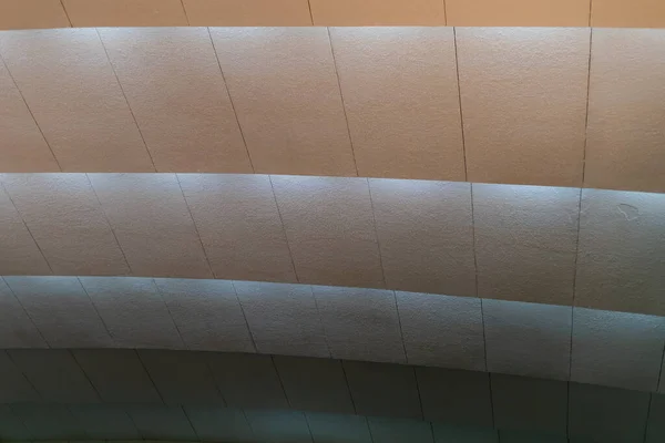 Streszczenie Geometrycznego Tła Podświetlanego Sufitu Warstwowego Światło Led Zmierzchu — Zdjęcie stockowe