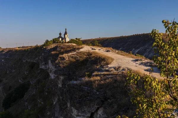 Paesaggio Collinare Dell Europa Orientale Luoghi Popolari Viaggi Moldova Old — Foto Stock