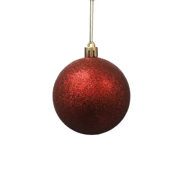 Κλασική Μπάλα Παραδοσιακή Για Διακόσμηση Ενός Χριστουγεννιάτικου Δέντρου Για Νέο — Φωτογραφία Αρχείου