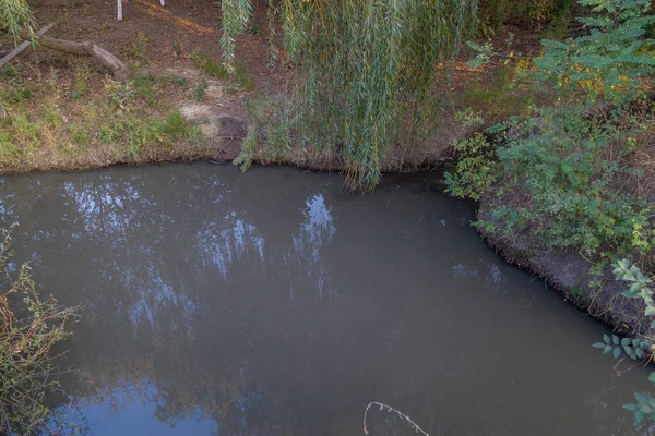 Travaux Approfondissement Nettoyage Canal Drainage Des Eaux Pluie Illustration Éditoriale — Photo