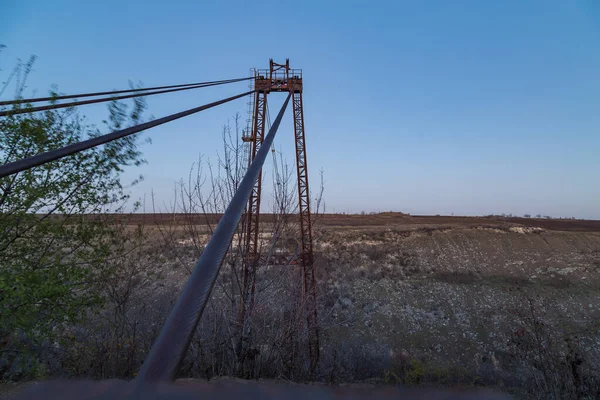 Ponte Alta Lugar Favorito Para Fãs Esportes Radicais Salto Corda — Fotografia de Stock