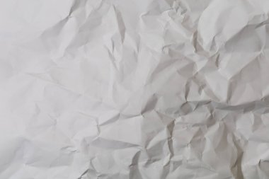 Tasarım için boşluk veya metin için kopyalama alanı olarak ağır buruşuk kağıt arkaplan.