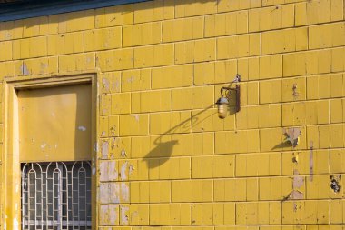 Grunge duvarının pürüzlü dokusu. Tasarım veya grafik kaynağı şablonu