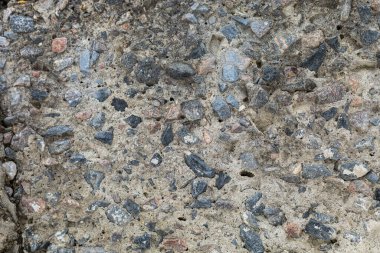 Beton döşeme. Arkaplan olarak pürüzlü dokulu yüzey ya da tasarım için boş. Grafiksel kaynak.