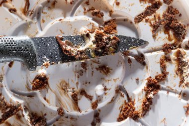 Kek kırıntıları. Ev yemeği ya da aşçılık özeti. Ev yapımı yemek..