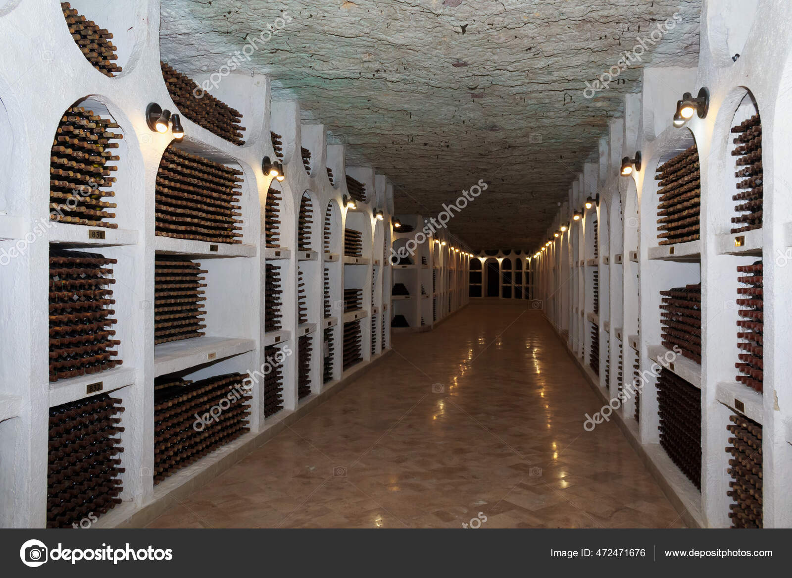 March 2021 Cricova Moldova Wine One Largest Wine Cellars Europe Stock