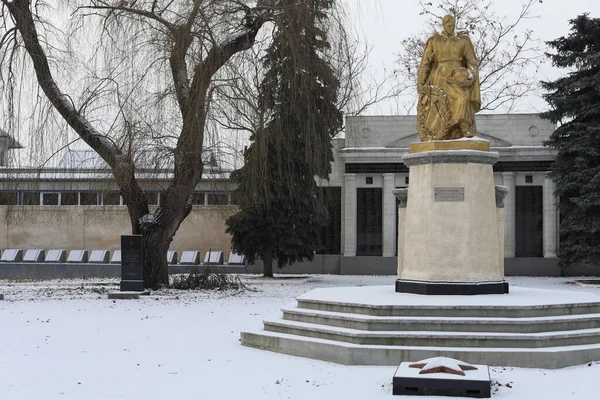 Janeiro 2021 Balti Beltsy Monumento Moldávia Soldado Desconhecido Principal Símbolo — Fotografia de Stock