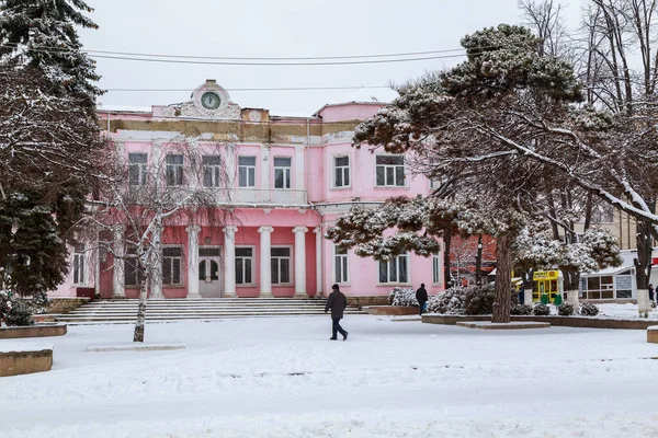 Лютого 2021 Року Бальті Або Бельці Молдова Снігова Холодна Зима — стокове фото