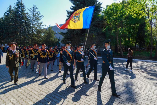 Persone Alla Solenne Processione Sfilata Della Vittoria Memoria Della Seconda — Foto Stock