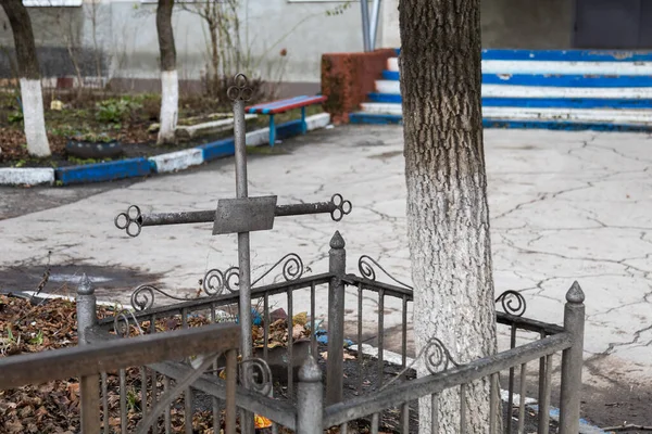 Ιανουαρίου 2021 Balti Beltsy Μολδαβία Ένας Τάφος Στην Αστικοποίηση Κακό — Φωτογραφία Αρχείου