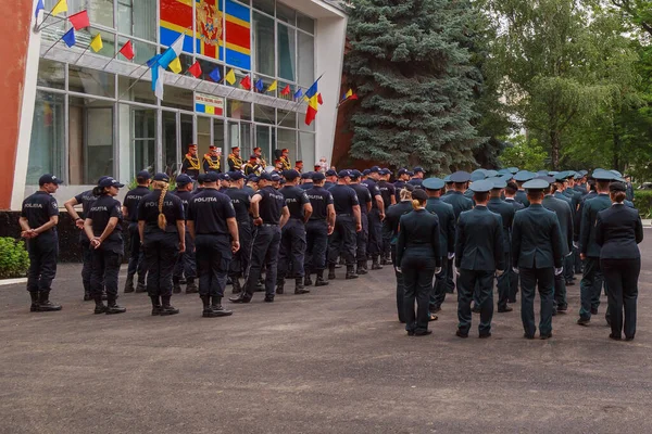 Policías República Moldavia Junio 2021 Balti Moldova Editorial Ilustrativo —  Fotos de Stock