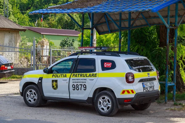 Patrouille Police Arrière Plan Avec Espace Copie Pour Texte Inscriptions — Photo