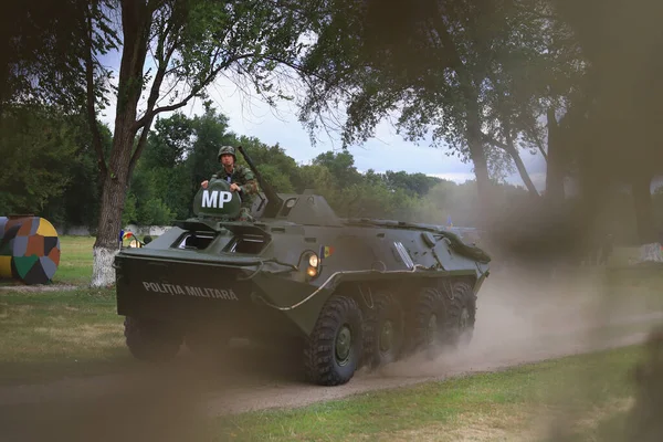Військові Маневри Важкого Озброєння Демонстраційні Військові Навчання Липня 2020 Балті — стокове фото