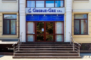 Gagauz Gaz, Comrat Gaz şubesini inşa ediyor. İllüstrasyon Editörü. 5 Eylül 2021 Comrat veya Komrat, Moldova.