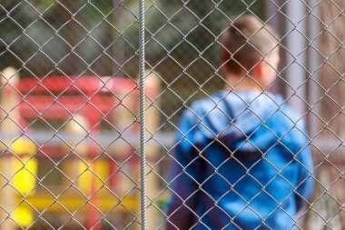 Bulanık arkaplan. Kentsel bir ortamda Bokeh