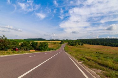 İyi yol ya da uluslararası otoyol. Metin veya yazıtlar için kopyalama alanı olan arkaplan.