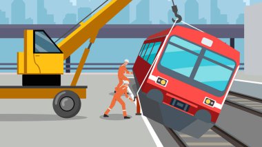Tren Kazasında Kurtarma Operasyonu Konsepti