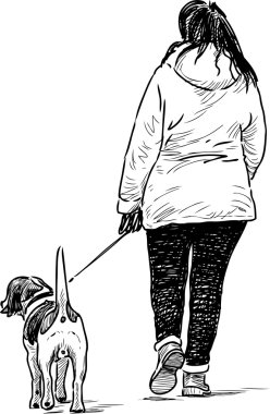 onun pet Tarih bir strol kızla