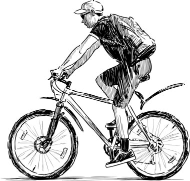 Genç bisikletçi