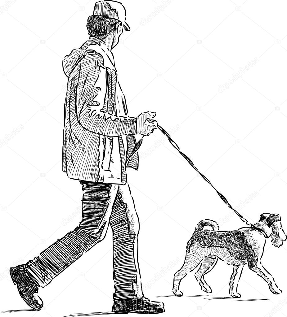 Задание про собак. На рисунке изображены хозяин и собака. На рисунке изображены хозяин и собака. Нарисовать человека с собакой. Найти хозяина собаки на картинке ответ на загадку.