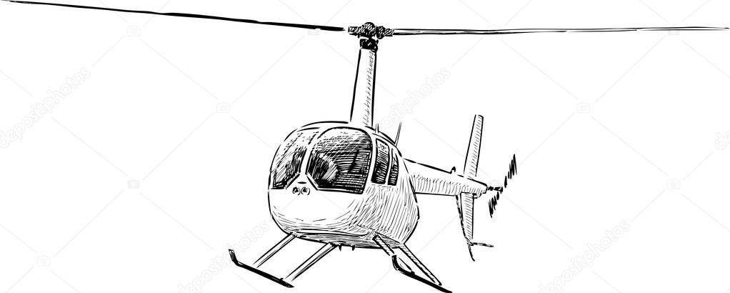 helicopter sketch