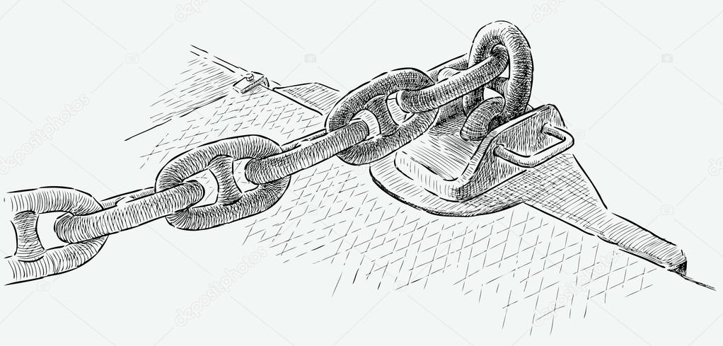 chain on a morning