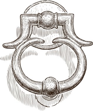 antik kapı kolu