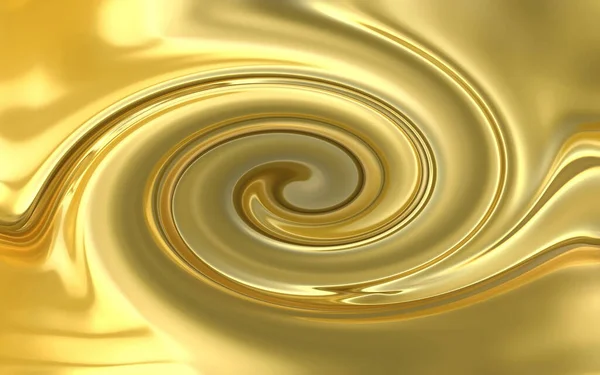 Kép Egy Gyönyörű Arany Absztrakcióról Egy Erős Örvénnyel Közepén Sárga — Stock Fotó
