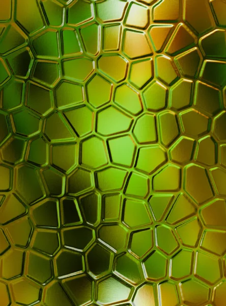 Metal Mesh Green Background Light Green Texture Highlights Light Rendering — Stock Photo, Image