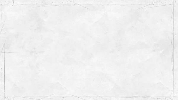 White Crumpled Paper Textures Horizontal Frame White Background — Stock Photo, Image