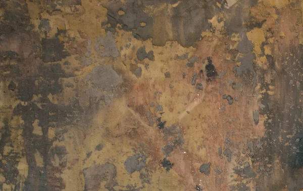 Ένας Φθαρμένος Παλιός Τσιμεντένιος Τοίχος Ζημιές Σκούρο Γκρι Φόντο Ομοιόμορφη — Φωτογραφία Αρχείου