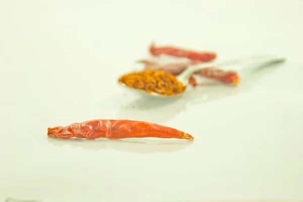 Gedroogde paprika — Stockfoto