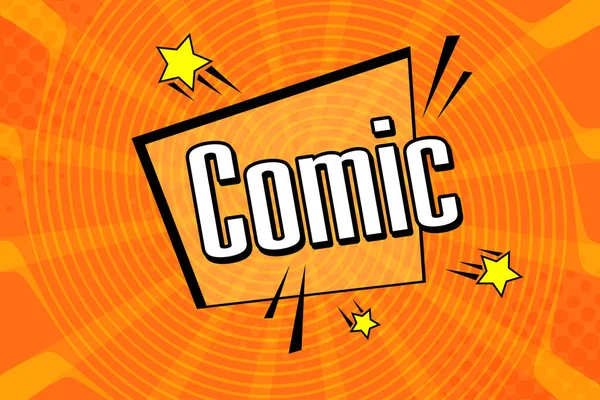 Flash Sprzedaż Baner Pop Art Komiks Tle Żółtym Wektor Eps — Wektor stockowy