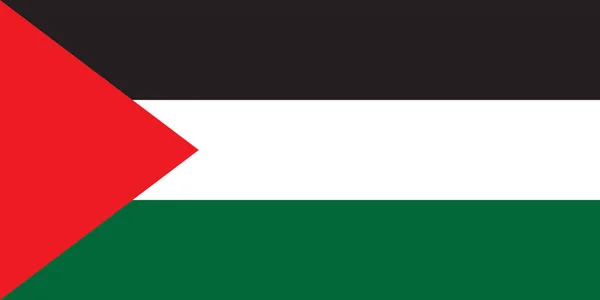 Palästinensische Flagge Gebets4 Palestin — Stockvektor
